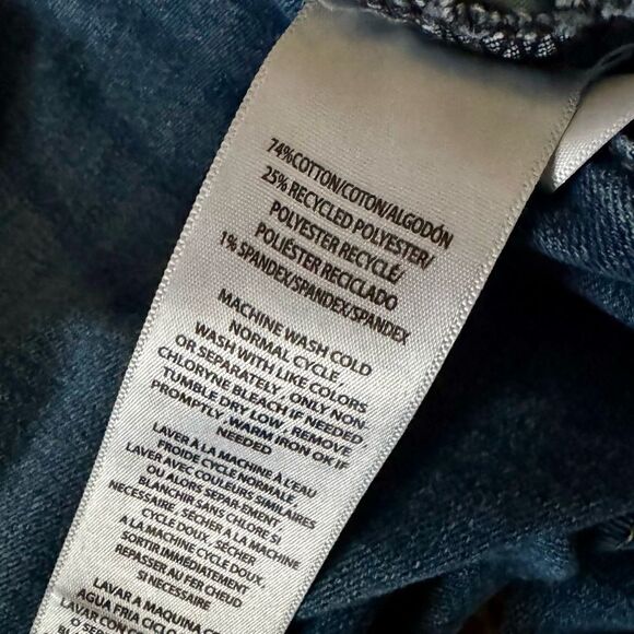 Calvin Klein Straight Leg Mid-Rise Denim Blue Jeans Size 4/27 - Picture 10 of 11